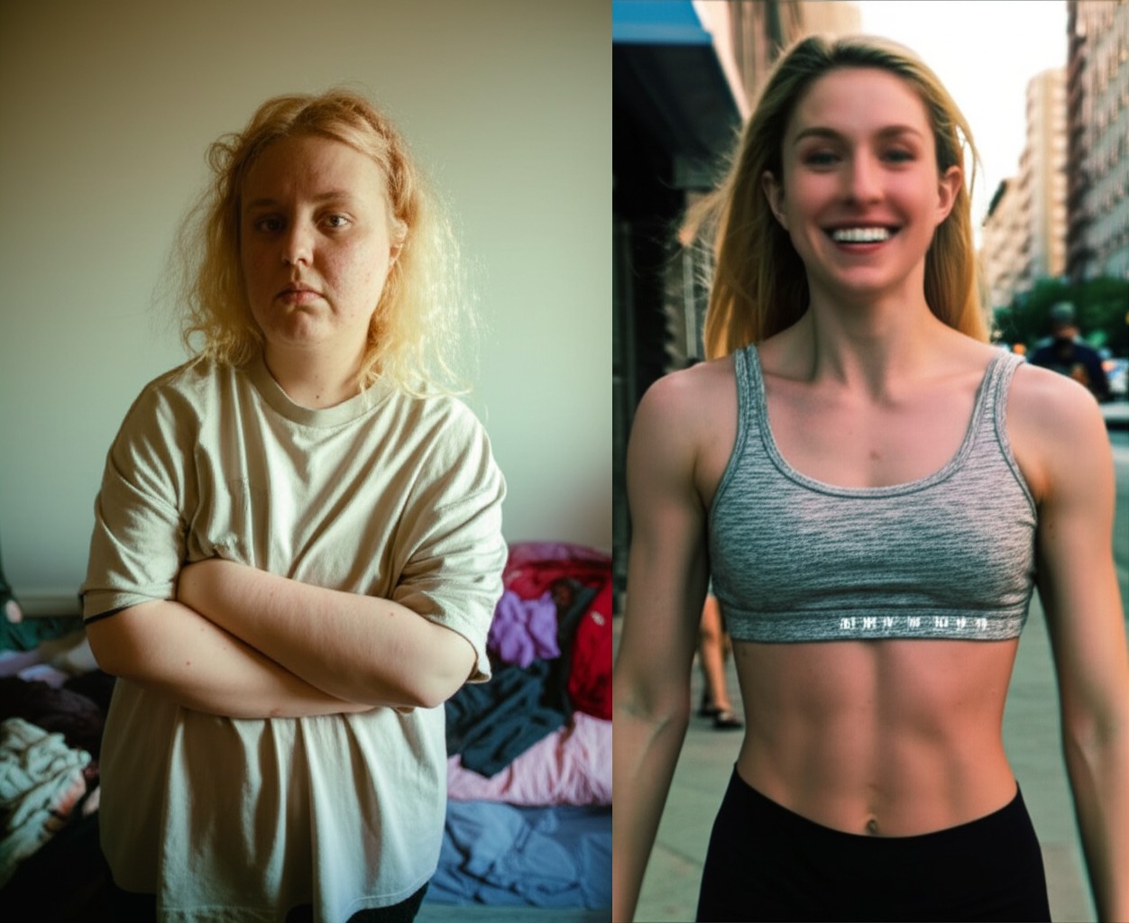 Female transformation - Before and After