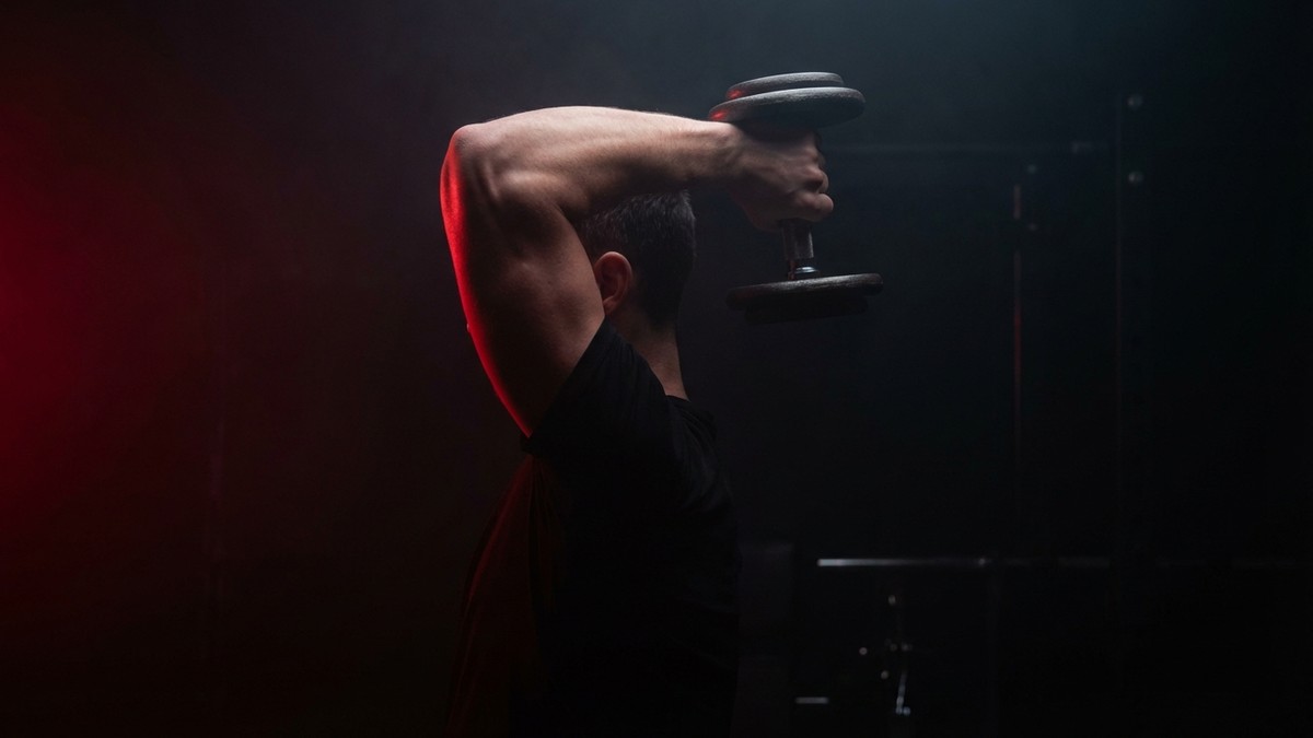 Tricep Exercise With Dumbbells